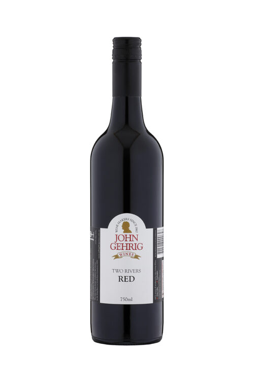 Two-Rivers-Red-John-Gehrig-Wines Red Wine Bottle