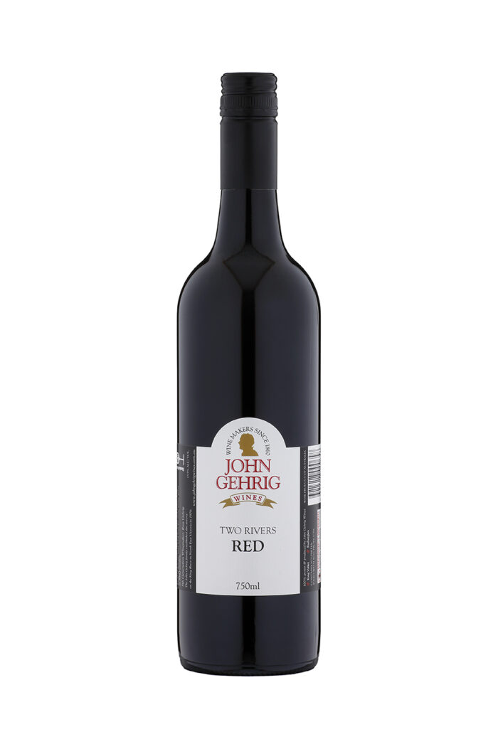 Two-Rivers-Red-John-Gehrig-Wines Red Wine Bottle