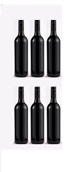 John Gehrig Wines 6 pack of cleanskin shiraz bottles